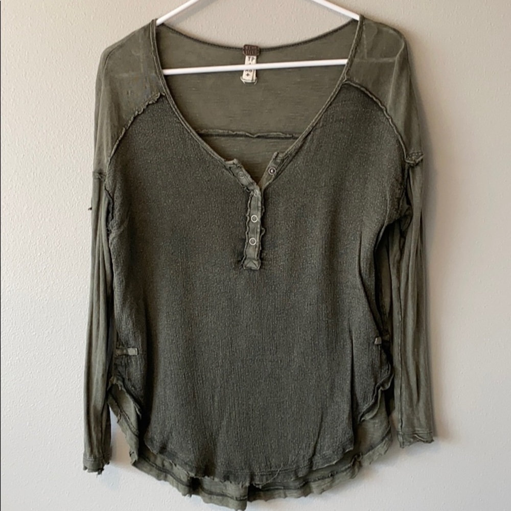 Free People long sleeve top